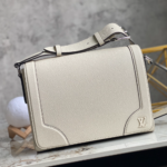 Louis Vuitton FLAP Cross Pattern Messenger Bag - White