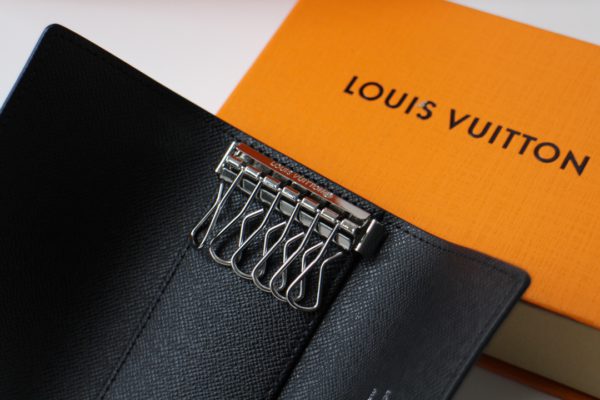 Louis Vuitton Monogram Multicles 6 Key Holder Case – Black - Image 3