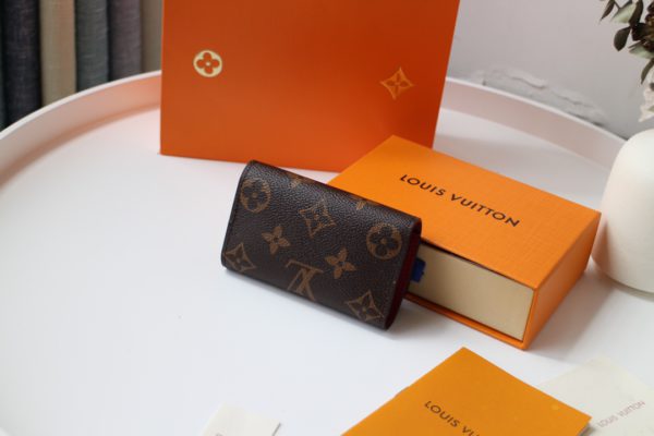Louis Vuitton Monogram Multicles 6 Key Holder Case - Maroon - Image 5