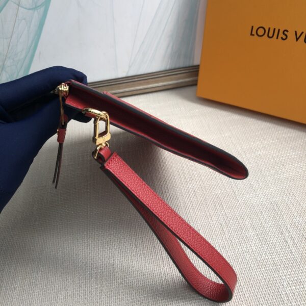 Louis Vuitton Mélanie Medium Clutch - Red - Image 3