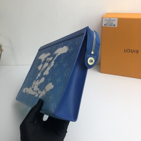 Louis Vuitton Pochette Voyage Handbag - Blue - Image 4