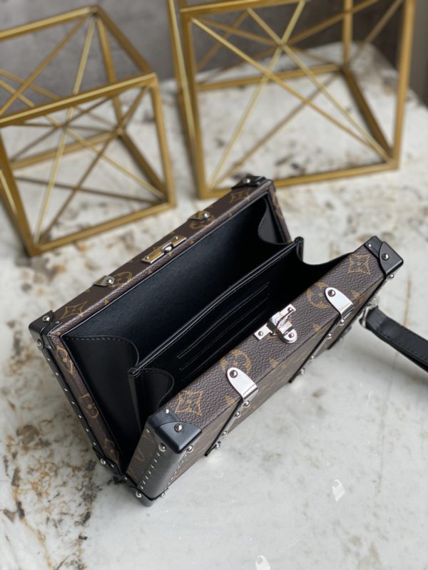 Louis Vuitton Catwalk Wood Box Handbag - Brown - Image 3