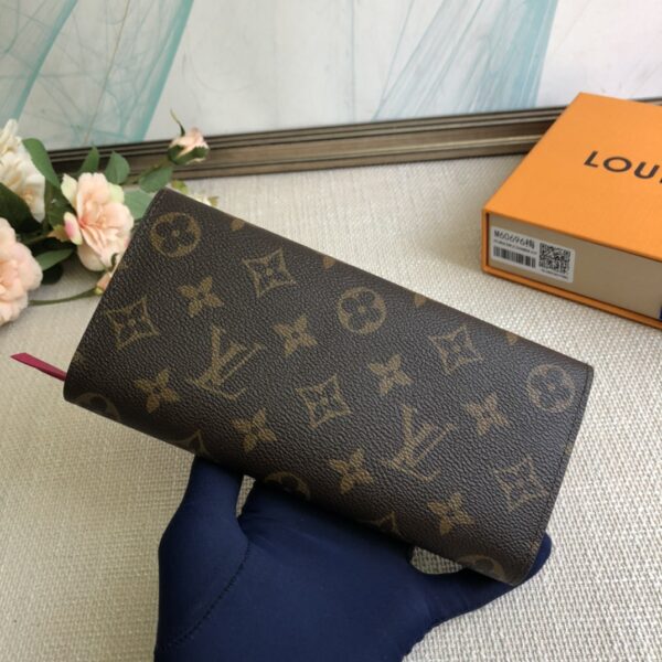 Louis Vuitton Doudou Emilie Wallet - Rose Red - Image 5