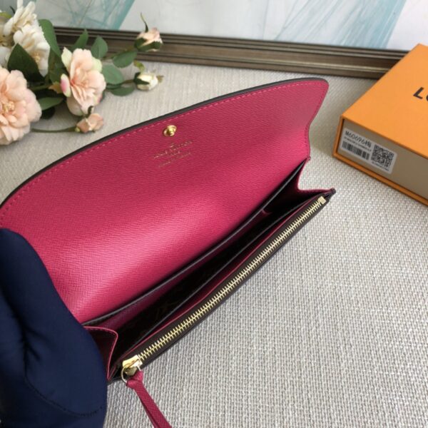 Louis Vuitton Doudou Emilie Wallet - Rose Red - Image 2