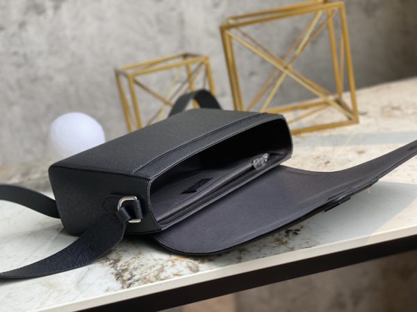 Louis Vuitton FLAP Cross Pattern Messenger Bag - Black - Image 2