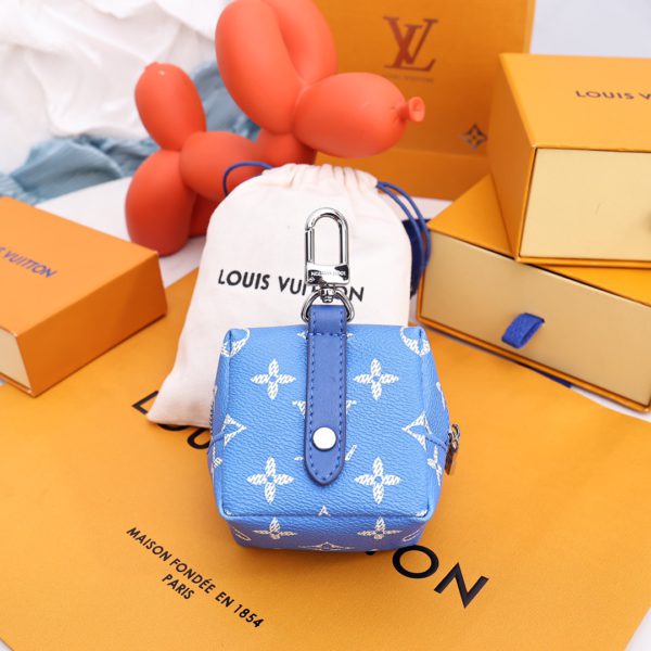 Louis Vuitton Small Bag Pendant Keychain Coin Purse - Image 5