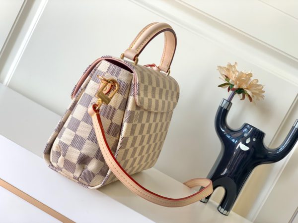 Louis Vuitton Croisette Bag Bragmybag - White/Pink - Image 5