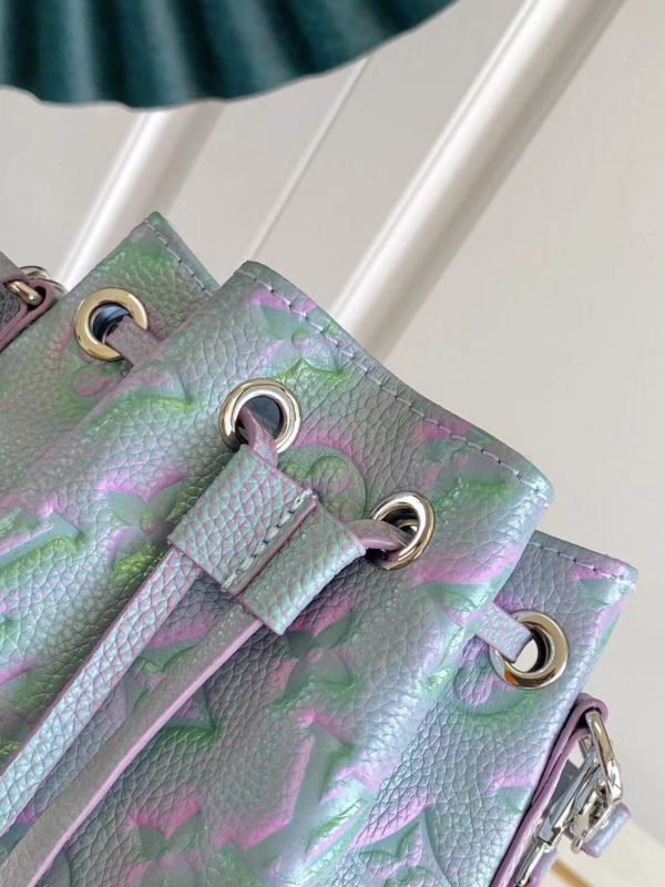 Louis Vuitton Apricot Nano Noé Handbag - Blue - Image 2