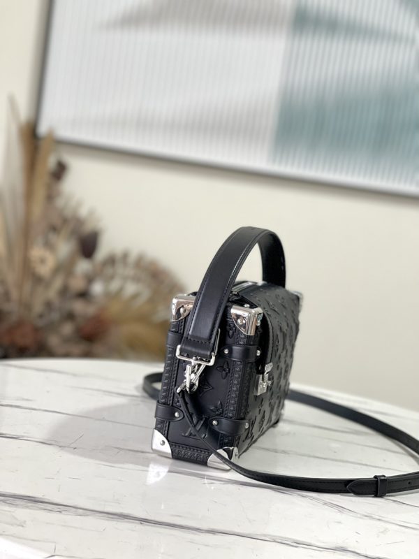 Louis Vuitton Classic Petite Malle Side Trunk Small Handbag - Image 4
