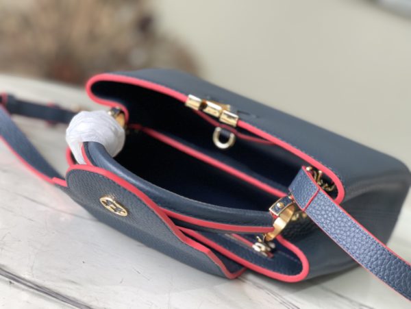 Louis Vuitton Capuchin Small BB HandBag - Navy Blue - Image 2
