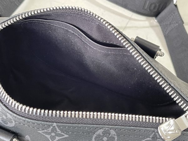 Louis Vuitton Black Flower This Keepall 25 Handbag - Image 2