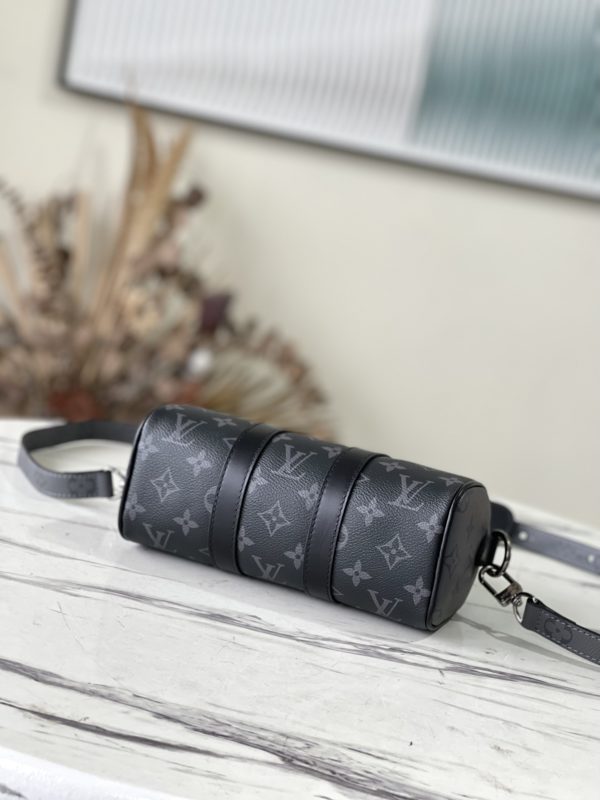 Louis Vuitton Black Flower This Keepall XS Handbag - Image 5