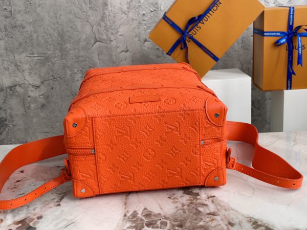 Louis Vuitton Virgil Abloh Taurillon Leather Backpack - Orange - Image 4