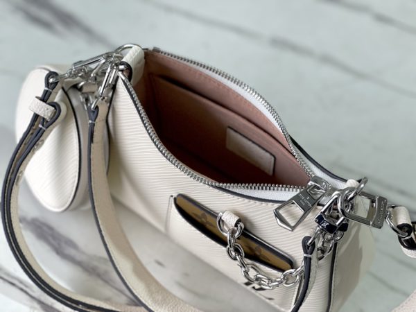 Louis Vuitton Marellini Handbag - White - Image 5