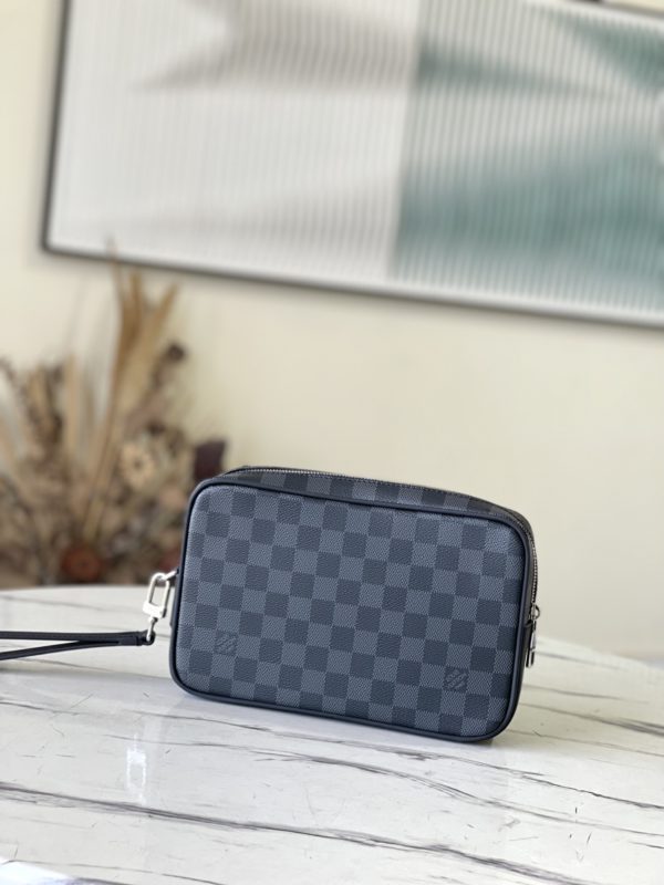 Louis Vuitton KASAI Handbag - Graphite coated canvas - Image 3