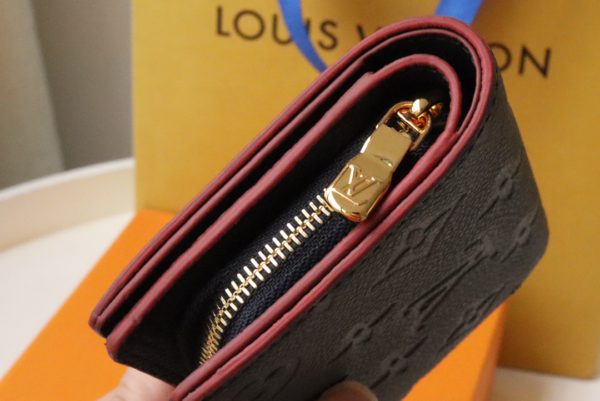 Louis Vuitton's Signature Monogram Motif Cléa Wallet - Black - Image 4