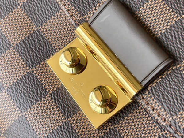 Louis Vuitton Coffee Check Messenger CROISETTE Bag - Image 3