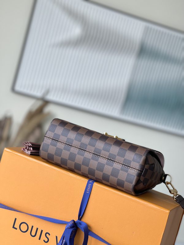Louis Vuitton Coffee Check Messenger CROISETTE Bag - Image 4