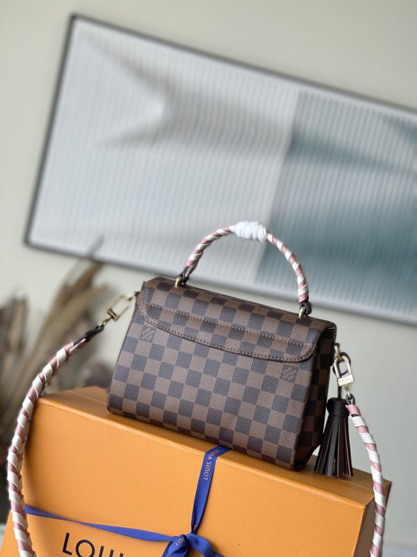 Louis Vuitton Coffee Check Messenger CROISETTE Bag - Image 7