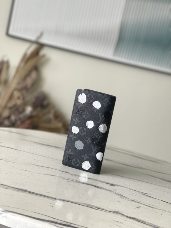 Louis Vuitton Polka Dot LVxYK Brazza Wallet