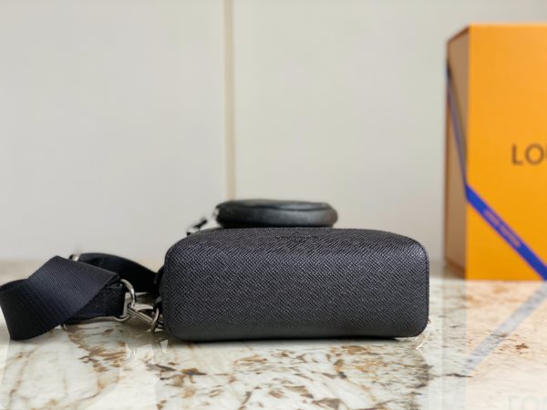 Louis Vuitton Duo Shoulder Men's Bag - Black - Image 3