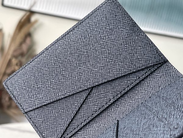 Louis Vuitton Blue Pattern Pocket Wallet - Image 3