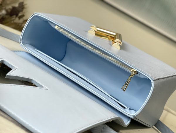Louis Vuitton Twist Medium Braided Chain Bag - Blue - Image 5