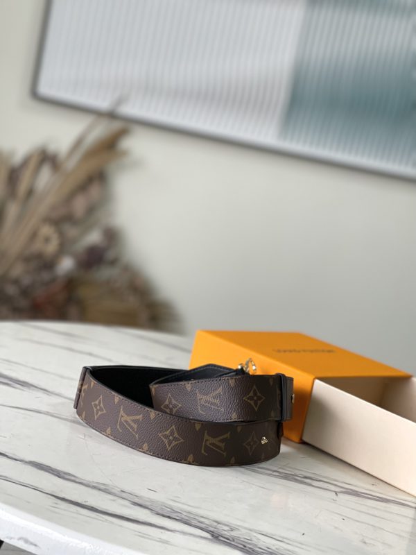 Louis Vuitton Black Clever Shoulder Strap - Image 5