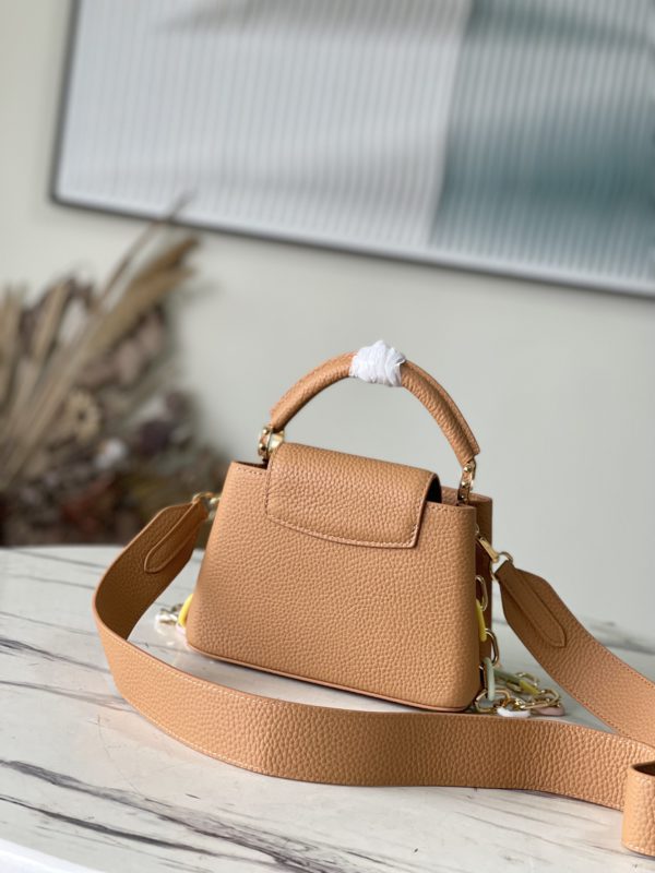 Louis Vuitton Capucines Mini Handbag – Brown - Image 3