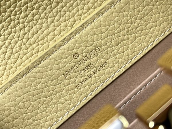 Louis Vuitton Capucines Mini Handbag - Yellow - Image 8