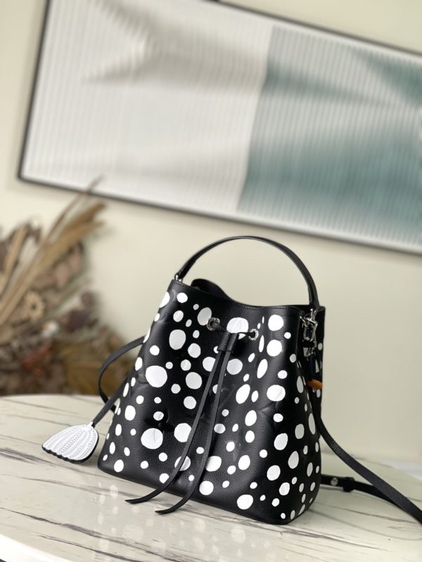 Louis Vuitton Black Dot LV x YK NéoNoé BB Handbag