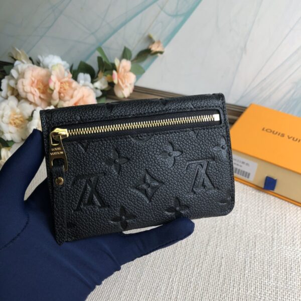 Louis Vuitton Key Pouch Monogram Empreinte Marine Rouge - Black - Image 5