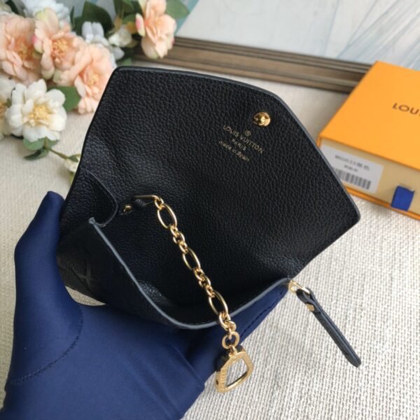 Louis Vuitton Key Pouch Monogram Empreinte Marine Rouge - Black - Image 2