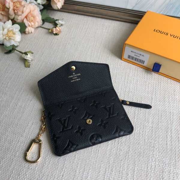 Louis Vuitton Key Pouch Monogram Empreinte Marine Rouge - Black - Image 3