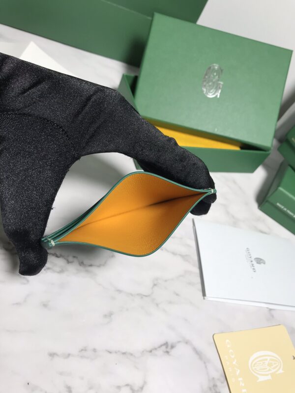 Goyard Card Holder Card Bag - Green - Image 3