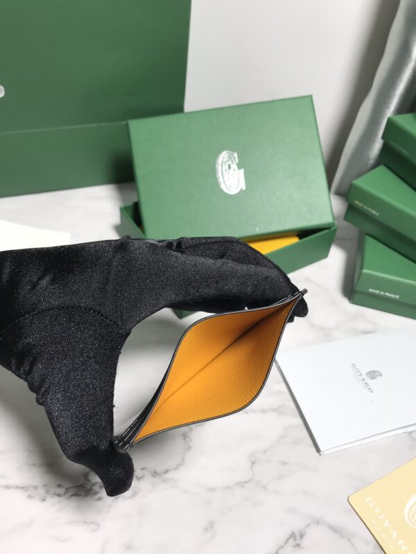 Goyard Card Holder Card Bag - Black - Image 3