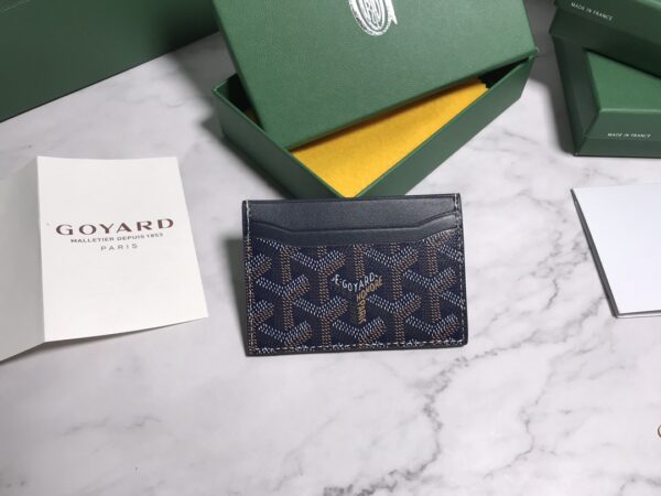 Goyard Card Holder Card Bag - Blue - Image 5