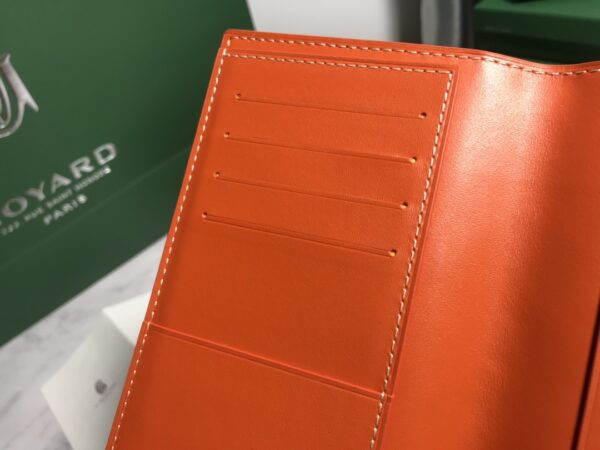 Goyard Passport Holder Wallet - Orange - Image 3