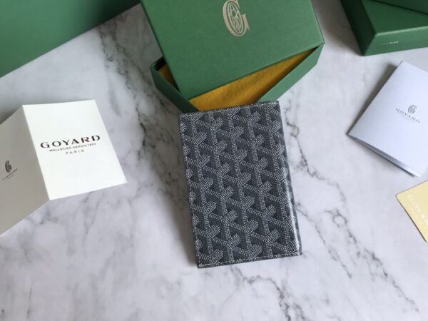 Goyard Passport Holder Wallet - Gray - Image 5
