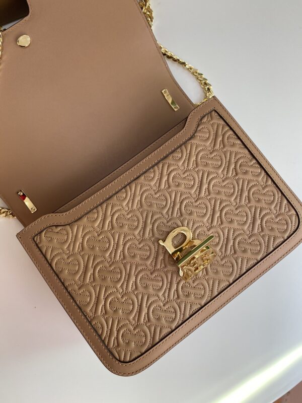 Burberry Medium Logo Lock Bag - Brown - Image 3