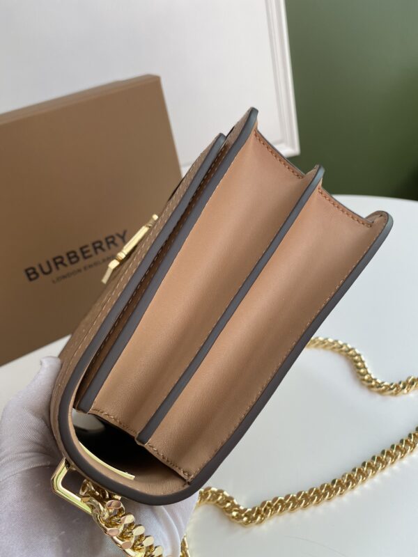 Burberry Medium Logo Lock Bag - Brown - Image 4