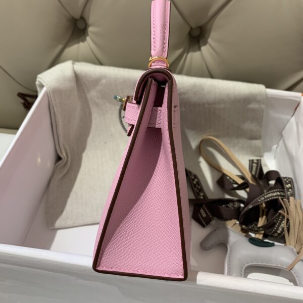 Hermes Mini 2nd Generation Handbag – Purple - Image 3
