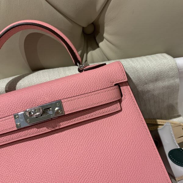 Hermes Mini 2nd Generation Handbag – Pink - Image 2