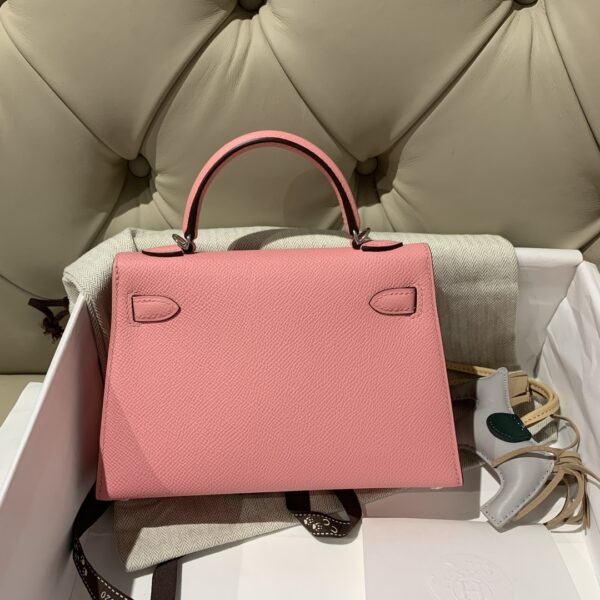 Hermes Mini 2nd Generation Handbag – Pink - Image 5