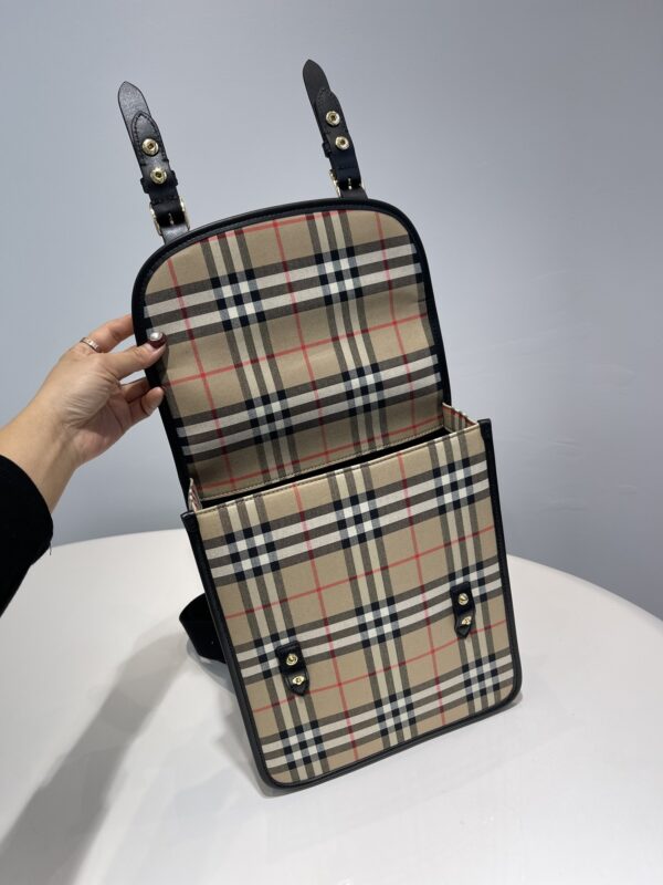 Burberry Kids Econyl Vintage Check Backpack - Image 2