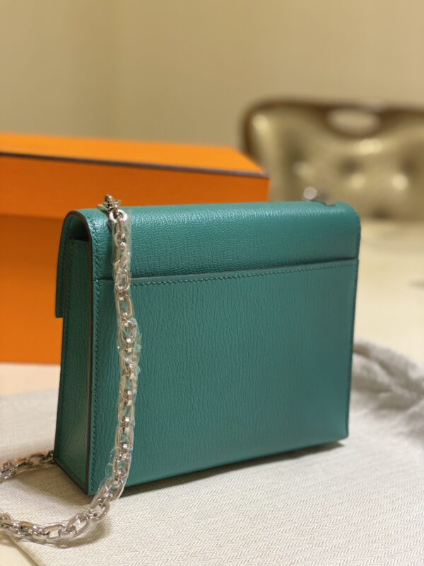Hermes Verrou Handbag - Green - Image 5