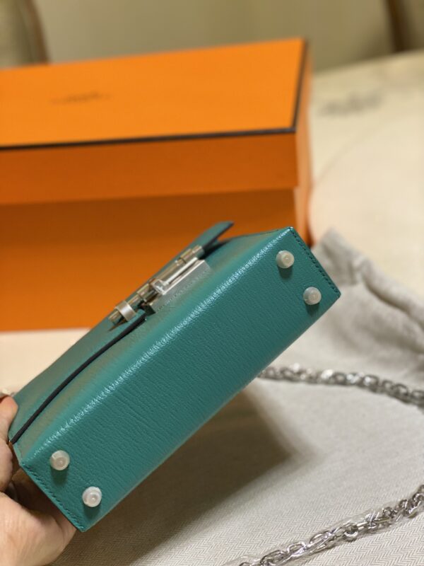 Hermes Verrou Handbag - Green - Image 6