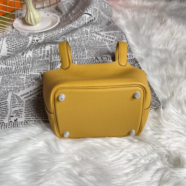 Hermes Picotin 18 Vegetable Basket Handbag - Amber Gold - Image 2