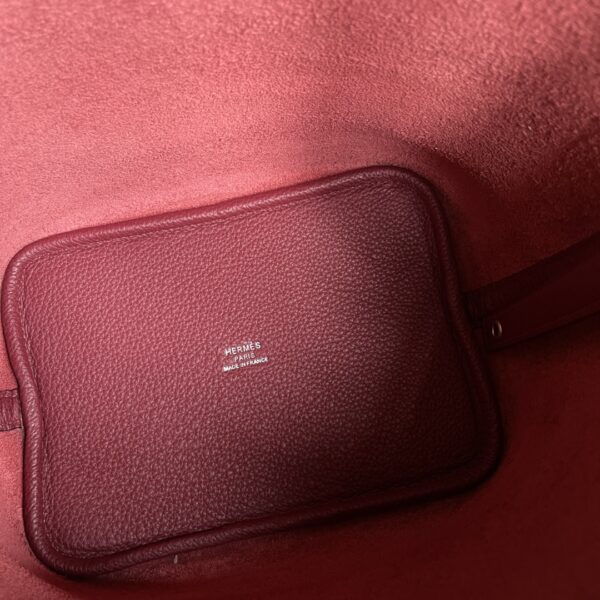 Hermes Picotin 18 Vegetable Basket Handbag - Wine Red - Image 2