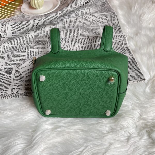 Hermes Picotin 18 Vegetable Basket Handbag - Bamboo Green - Image 4